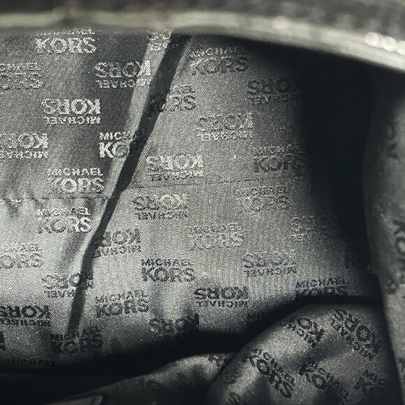 Michael Kors Astor Tortuga large black leather tote with chains and silver studs - Picture 7 of 8